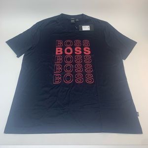 Hugo Boss Mens Black T- Shirt